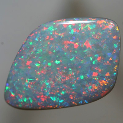 SOLID SEMI BLACK OPAL Bright Flag Harlequin pattern. With VIDEO  